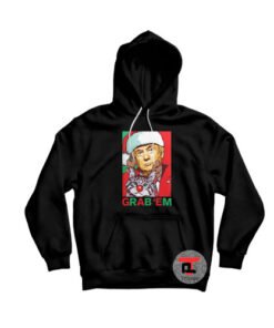 Santa Trump Cat Reindeer Grab 'em Hoodie