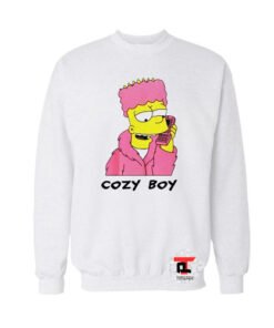 Simpson cozy boy awesome christmas Sweatshirt