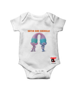 Alternative view of Trolls Satin Chenille Baby Onesie