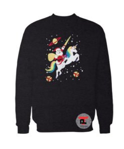 Unicorn Santa Ugly Christmas Sweatshirt