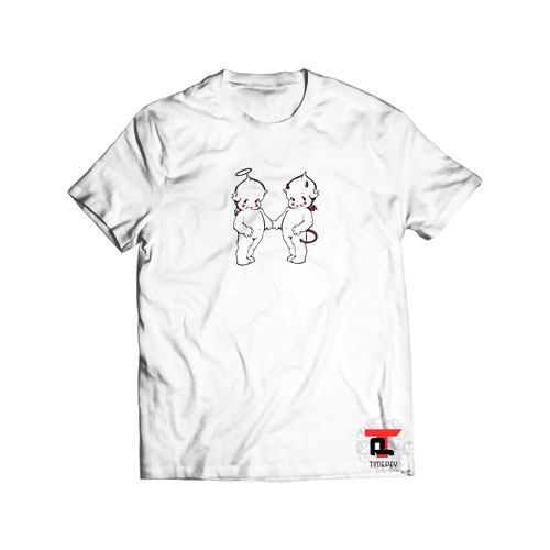 Angel and Devil Baby Short-Sleeve Unisex T-Shirt