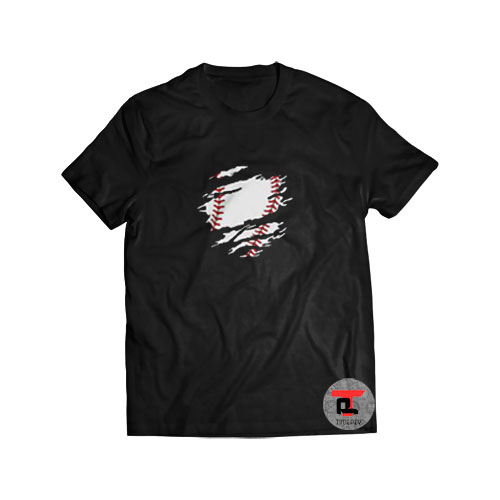 Baseball Ball Torn Short-Sleeve Unisex T-Shirt