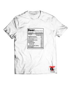 Beer Nutrition Facts Short-Sleeve Unisex T-Shirt
