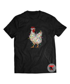 Chicken With Christmas Lights Short-Sleeve Unisex T-Shirt