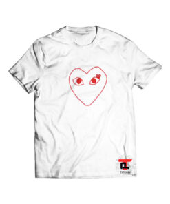 Comme Des Garcons Play Viral Fashion T-Shirt