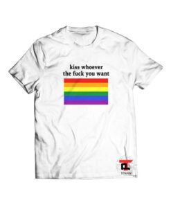 Kiss Whoever The Fuck You Want Viral Fashion T-Shirt