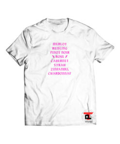 Merlot Reisling Pinot Noir Rose Short-Sleeve Unisex T-Shirt