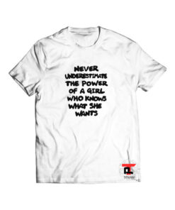 Never Underestimate The Power Of A Girl Short-Sleeve Unisex T-Shirt