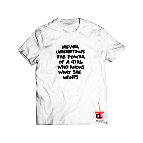 Never Underestimate The Power Of A Girl Short-Sleeve Unisex T-Shirt