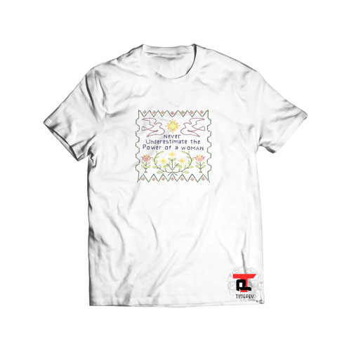 Never Underestimate The Power Of A Woman Short-Sleeve Unisex T-Shirt
