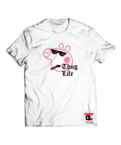 Peppa Pig Thug Life Funny Viral Fashion T-Shirt