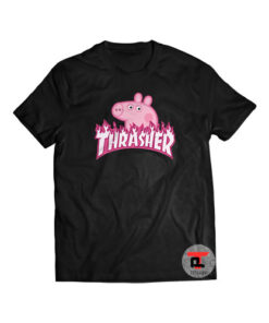 Peppa Pig X Trasher Magazine Viral Fashion T-Shirt