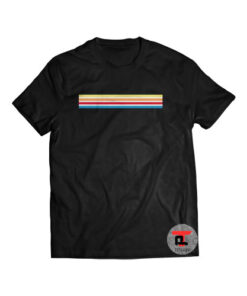 Rainbow Striped Short-Sleeve Unisex T-Shirt