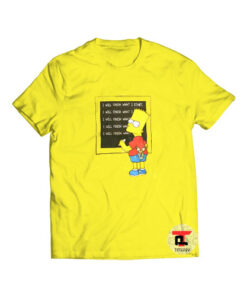 Bart Simpson I Will Finish What I Start Viral Fashion T Shirt