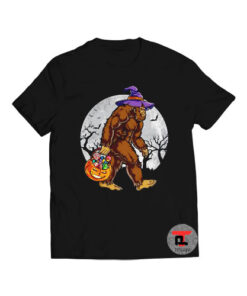 Bigfoot Witch Halloween Viral Fashion T Shirt