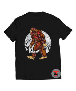 Bigfoot Zombie Halloween Viral Fashion T Shirt