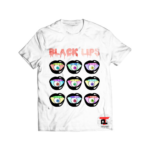 Black Lips Viral Fashion T Shirt