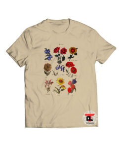 Blooms Flowers Cream Viral Fashion T Shirt