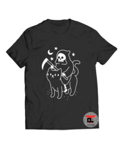 Death Rides A Black Cat Viral Fashion T Shirt
