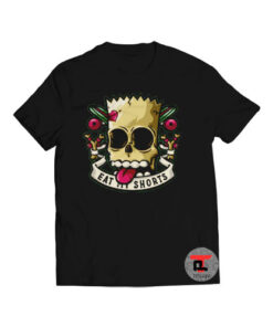Eat My Shorts Bart Skull Parody Viral Fashion T Shirt