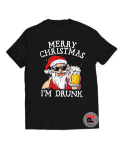 Merry Christmas Im Drunk Santa Viral Fashion T Shirt