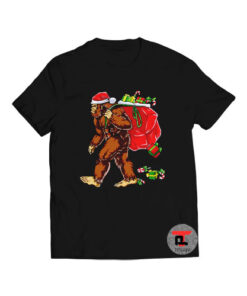 Santa Bigfoot Christmas Viral Fashion T Shirt
