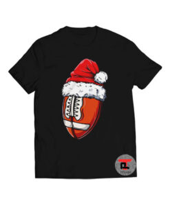 Santa Football Christmas Viral Fashion T Shirt