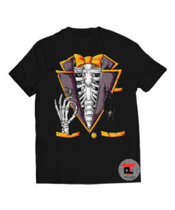 Skeleton Tuxedo Halloween Viral Fashion T Shirt