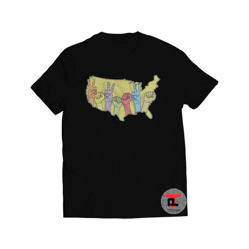USA Love Viral Fashion T-Shirt