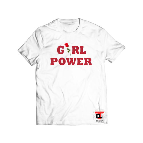 girl power rose Viral Fashion T Shirt