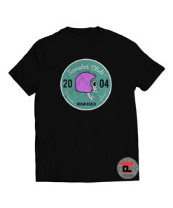 Miami Beach Scooter Club Tri-Blend Viral Fashion T-Shirt