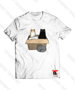 4 Cats in a Box Viral Fashion T Shirt