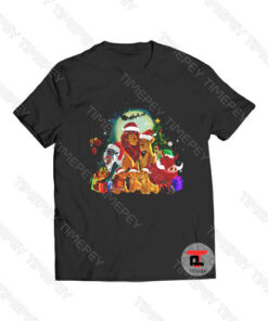 Awesome The Lion King Characters Merry Christmas Viral Fashion T Shirt