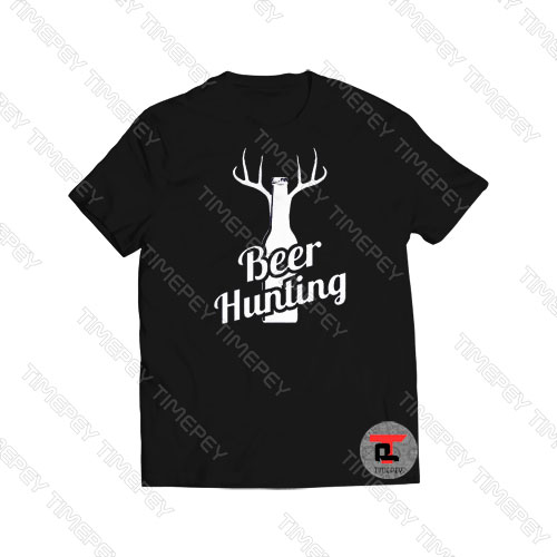 Beer Hunting Funny Deer Hunter Viral Fashion T Shirt