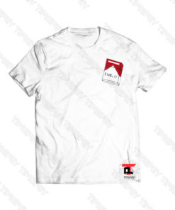 Brandy Melville Fitted White Fuk U Cigarette Box Viral Fashion T Shirt