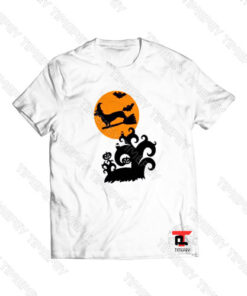 Dachshund And Moon Halloween Viral Fashion T Shirt