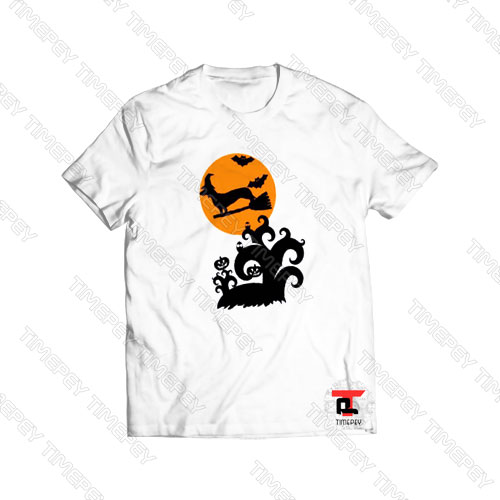 Dachshund And Moon Halloween Viral Fashion T Shirt