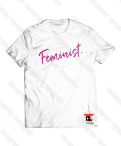 Feminist Neon Script Viral Fashion T Shirt