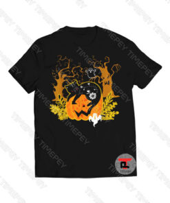 Halloween Cat Pumpkin Black Cat Viral Fashion T Shirt