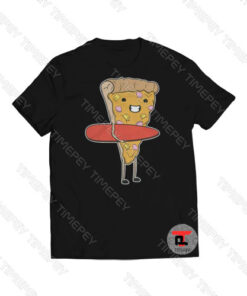 Hawaiian Pizza Surfer Retro Viral Fashion T Shirt