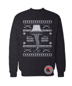 Leg Lamp Ugly Christmas Viral Fashion Sweatshirt