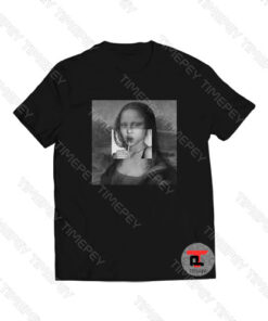 Mona Lisa Lollipop Lips Viral Fashion T Shirt