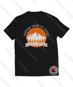 Nature Sings Vintage Outdoors Retro Hipster Viral Fashion T Shirt