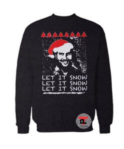 Pablo Escobar Let It Snow Ugly Christmas Viral Fashion Sweatshirt
