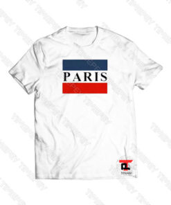 Paris Striped Flag Viral Fashion T Shirt