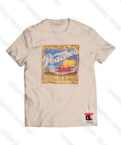 Peaches Records And Tapes Cream Viral Fashion T Shirt