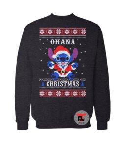 Stitch Ohana Ugly Christmas Viral Fashion Sweatshirt