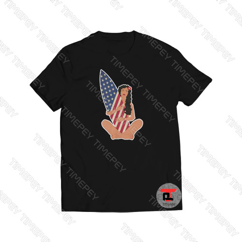 Surfer Girl USA Viral Fashion T Shirt