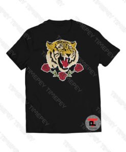 Tiger Roses Viral Fashion T Shirt
