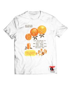 Vintage Style Vitamin C Orange Juice Viral Fashion T Shirt